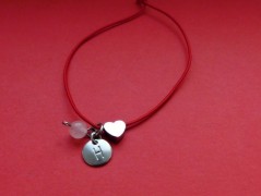 Náhrdelník - Tři kuličky larimaru