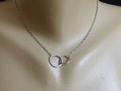 Náhrdelník - Tři kuličky larimaru