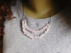 Náhrdelník - Tři kuličky larimaru