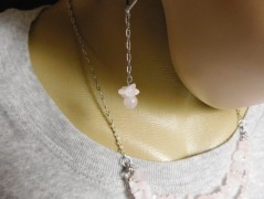 Náhrdelník - Tři kuličky larimaru