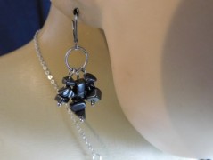 Náhrdelník - Tři kuličky larimaru