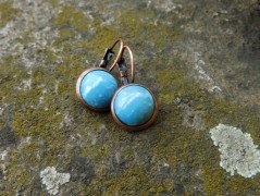 Náhrdelník - Tři kuličky larimaru