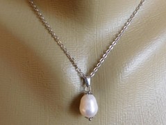 Náhrdelník - Tři kuličky larimaru