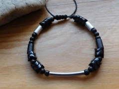 Náhrdelník - Tři kuličky larimaru