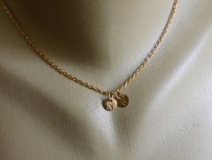 Náhrdelník - Tři kuličky larimaru