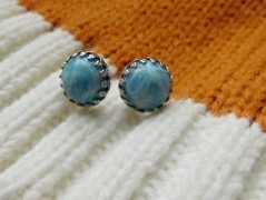 Náhrdelník - Tři kuličky larimaru