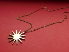 Náhrdelník - Tři kuličky larimaru