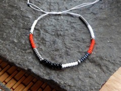 Náhrdelník - Tři kuličky larimaru