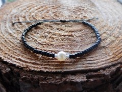 Náhrdelník - Tři kuličky larimaru