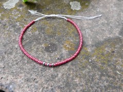 Náhrdelník - Tři kuličky larimaru