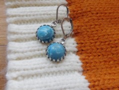 Náhrdelník - Tři kuličky larimaru