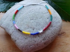 Náhrdelník - Tři kuličky larimaru