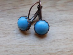 Náhrdelník - Tři kuličky larimaru