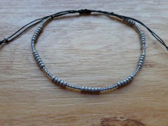 Náhrdelník - Tři kuličky larimaru