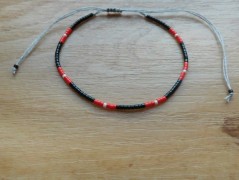 Náhrdelník - Tři kuličky larimaru