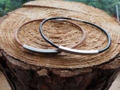 Náhrdelník - Tři kuličky larimaru