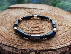 Náhrdelník - Tři kuličky larimaru