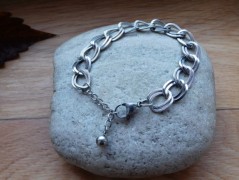 Náhrdelník - Tři kuličky larimaru