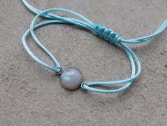 Náhrdelník - Tři kuličky larimaru