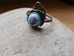 Náhrdelník - Tři kuličky larimaru