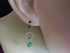 Náhrdelník - Tři kuličky larimaru