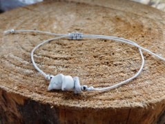 Náhrdelník - Tři kuličky larimaru