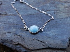 Náhrdelník - Tři kuličky larimaru