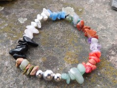 Náhrdelník - Tři kuličky larimaru