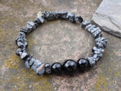 Náhrdelník - Tři kuličky larimaru