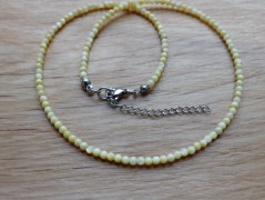 Náhrdelník - Tři kuličky larimaru