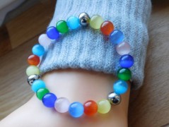 Náhrdelník - Tři kuličky larimaru