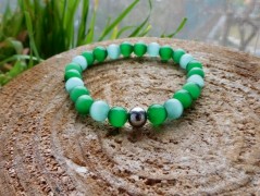 Náhrdelník - Tři kuličky larimaru