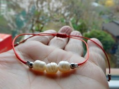 Náhrdelník - Tři kuličky larimaru