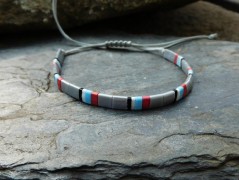 Náhrdelník - Tři kuličky larimaru