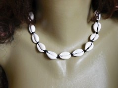 Náhrdelník - Tři kuličky larimaru