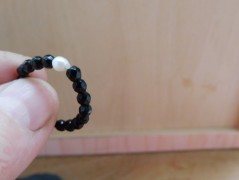 Náhrdelník - Tři kuličky larimaru