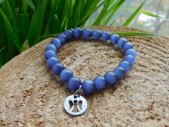 Náhrdelník - Tři kuličky larimaru