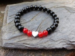 Náhrdelník - Tři kuličky larimaru