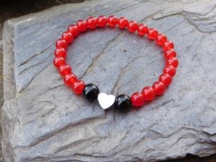 Náhrdelník - Tři kuličky larimaru