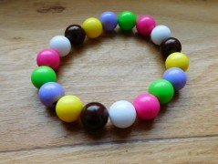 Náhrdelník - Tři kuličky larimaru