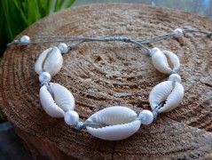 Náhrdelník - Tři kuličky larimaru