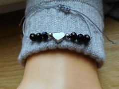 Náhrdelník - Tři kuličky larimaru