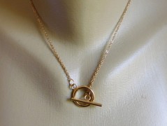 Náhrdelník - Tři kuličky larimaru