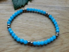 Náhrdelník - Tři kuličky larimaru