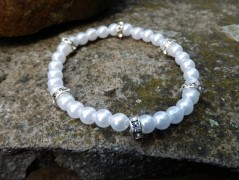 Náhrdelník - Tři kuličky larimaru