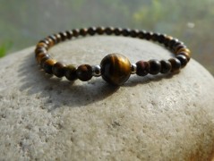 Náhrdelník - Tři kuličky larimaru