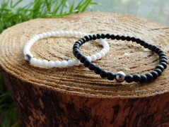 Náhrdelník - Tři kuličky larimaru