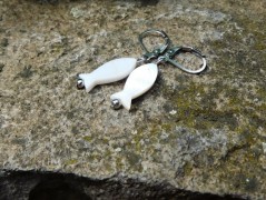 Náhrdelník - Tři kuličky larimaru