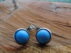 Náhrdelník - Tři kuličky larimaru