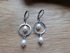 Náhrdelník - Tři kuličky larimaru